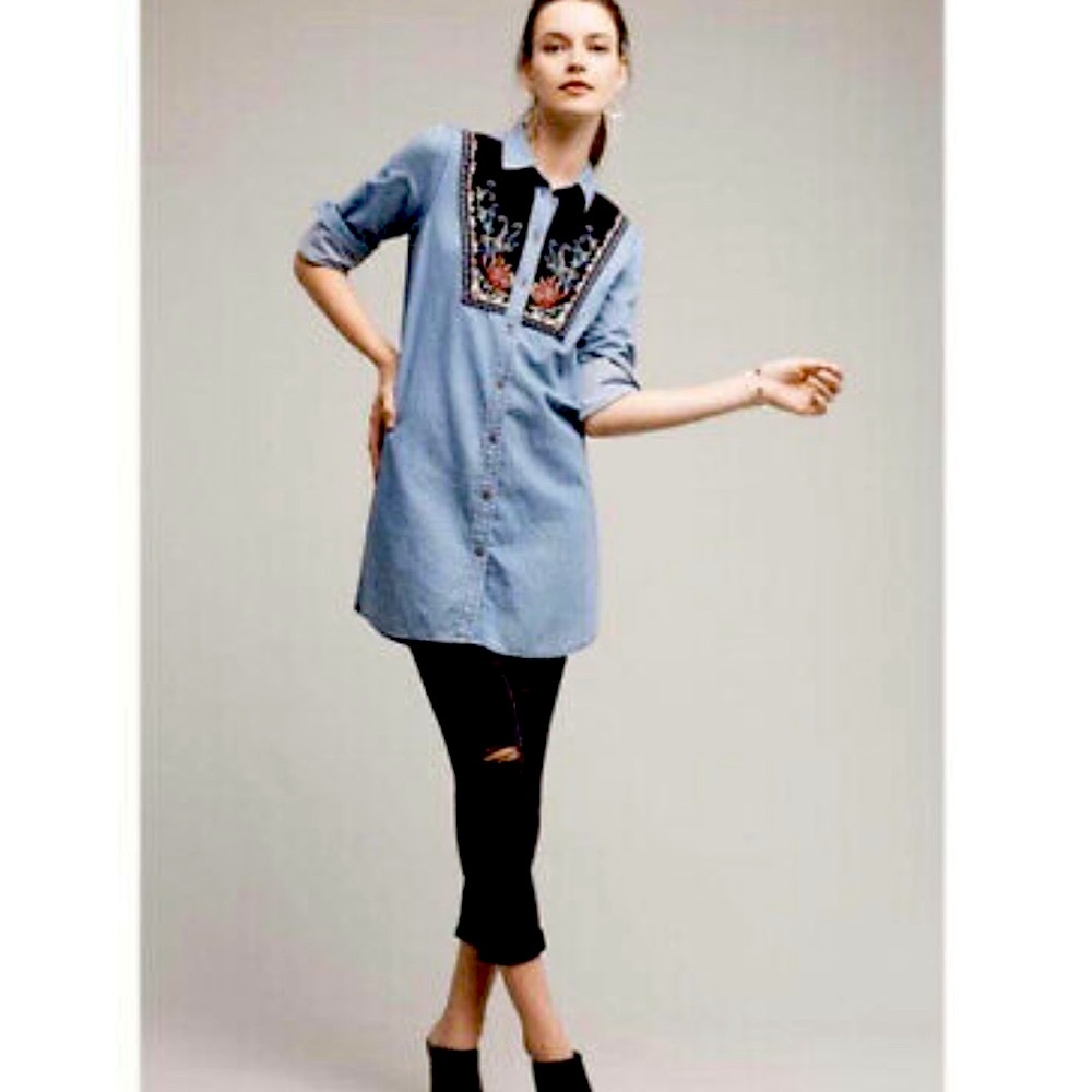 Holding Horses chambray top from Anthropologie